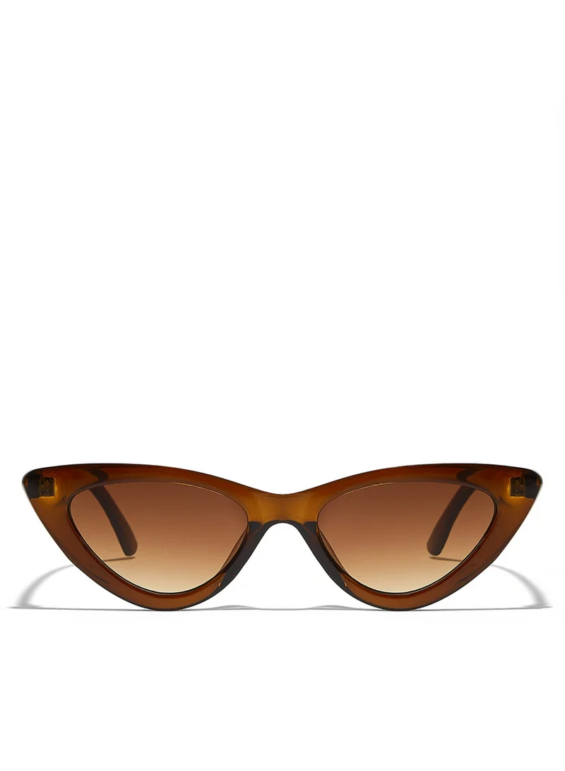 Blackout GWEN Women Brown Sunglasses - Frame Material: Thermoplastic Rubber (TR90)- Frame Color: Brown-Lens Color: Brown  - Full Rim