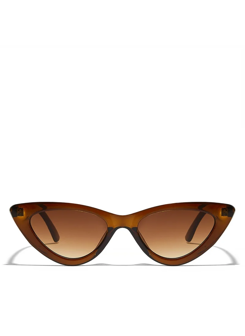 Blackout GWEN Women Brown Sunglasses - Frame Material: Thermoplastic Rubber (TR90)- Frame Color: Brown-Lens Color: Brown  - Full Rim