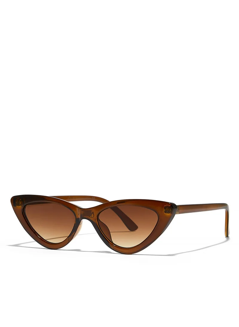 Blackout GWEN Women Brown Sunglasses - Frame Material: Thermoplastic Rubber (TR90)- Frame Color: Brown-Lens Color: Brown  - Full Rim