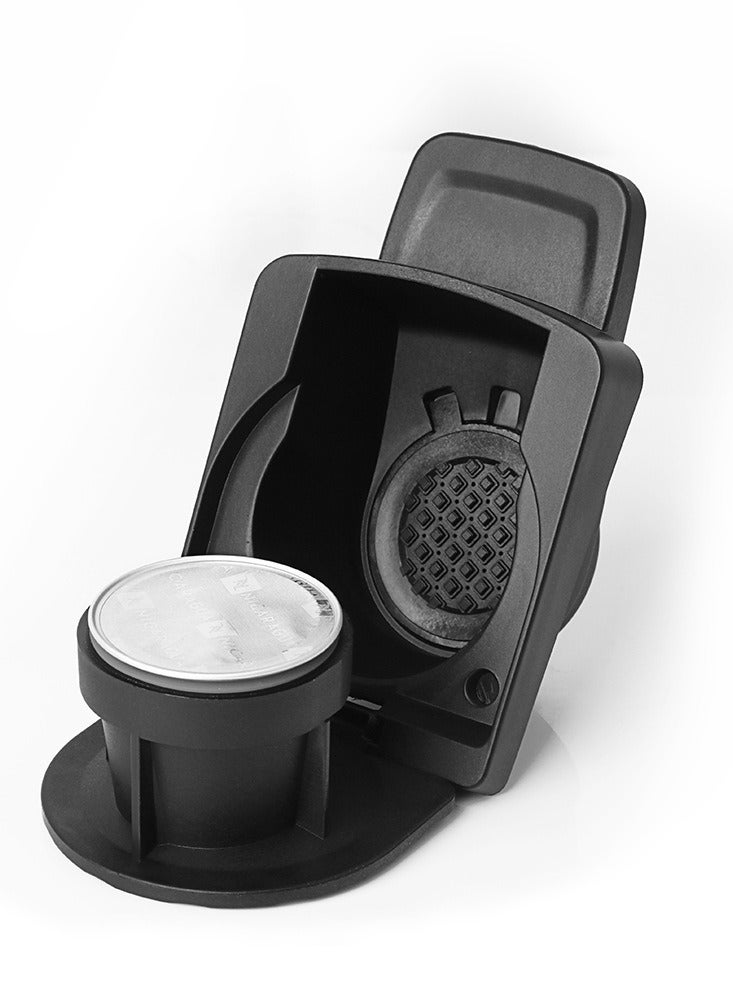 Stainless Steel Coffee Capsule Holder Black 10 x 4.90 x 6.80cm  - Image 1