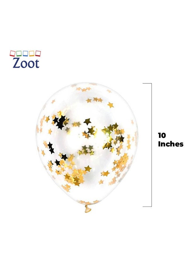 NIBEMINENT 20-Piece Confetti Filled Party Decoration Balloons 10inch - Image 1