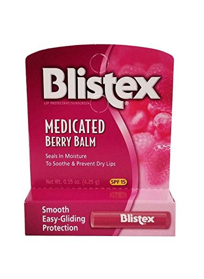 Blistex Medicated Lip Balm Spf 15 Berry 0.15 Oz - Image 1
