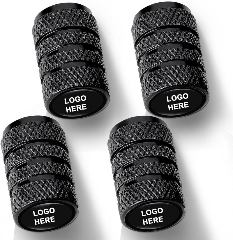 Greenworld Premium Black Metal Car Tyre Valve Cap Air Cap Car Tyre Valve Stem Cap Air Covers with Logo (Royal-elifiekd) - Image 3