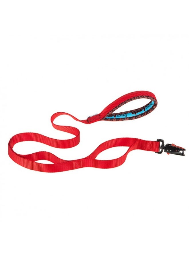 Ferplast Daytona Matic G Dog Lead Complete With Automatic Carabiner[Color - Red, Dimension - 20mm x L 120cm]