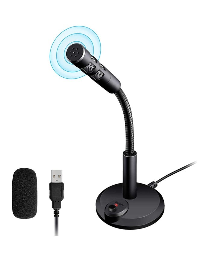 غنافوتو ميكروفون كمبيوتر USB متعدد الاتجاهات، ميكروفون مكثف يعمل بنظام التوصيل والتشغيل، ميكروفون USB للكمبيوتر الشخصي، ميكروفون USB مكثف للمؤتمرات والألعاب والدردشة والبث الصوتي، متوافق مع أجهزة الكمبيوتر المحمولة وأجهزة Mac وPS4 وWindows وLinux وmacOS - Image 1