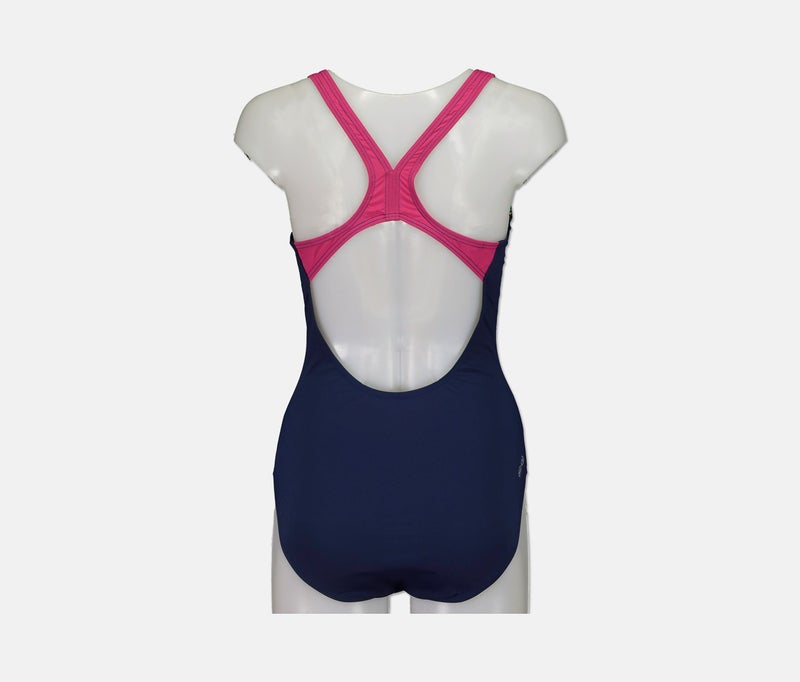 arena Women Nova Swim Pro Back 1pc Swimwear, Navy and Rose  - Image 2