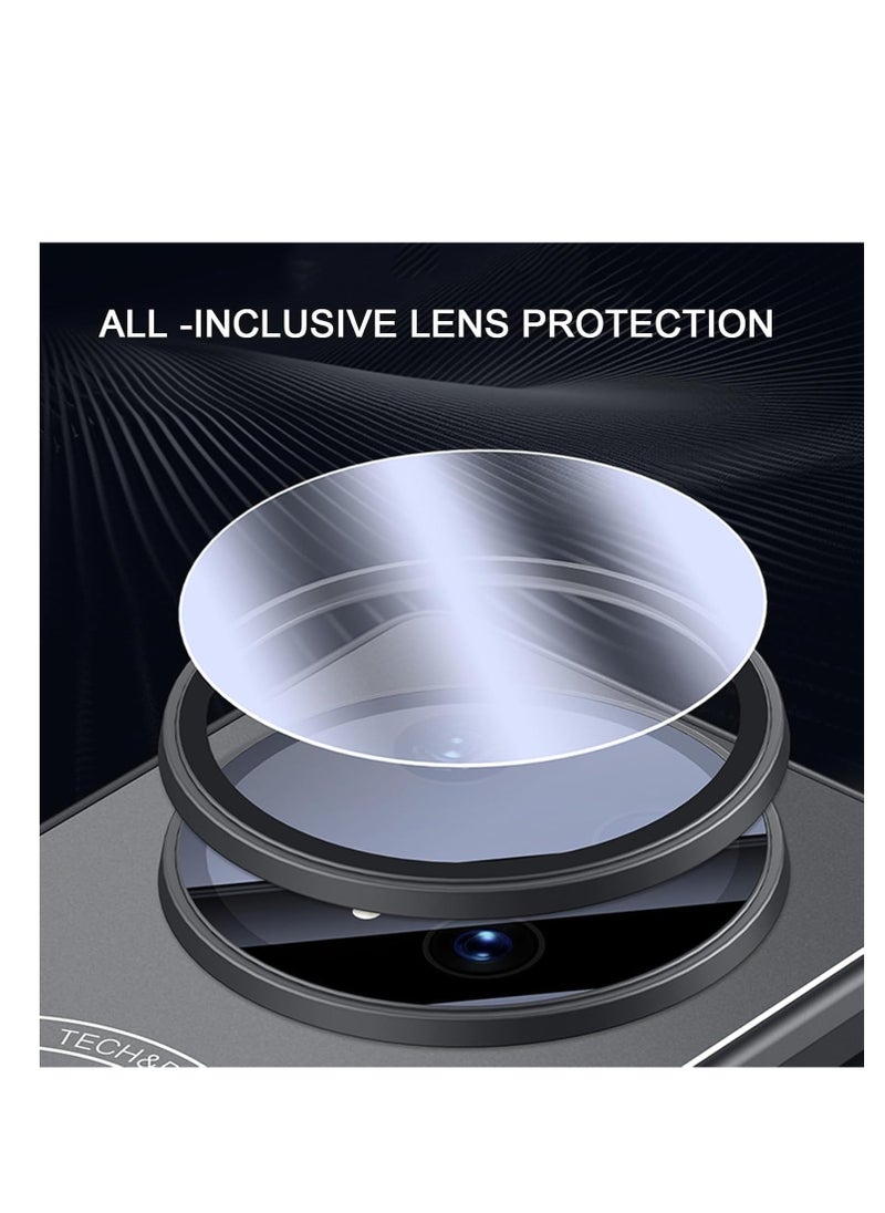 Case Compatible with Huawei Mate 70 Pro Metal Matte Case [Compatible with MagSafe]  Camera Lens Protection Shockproof Light and Thin Design Phone Case Cover Slim Fit