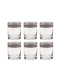 Villeroy & Boch 6-Piece Palace Platinum Short Drink Glasses  - Image 2