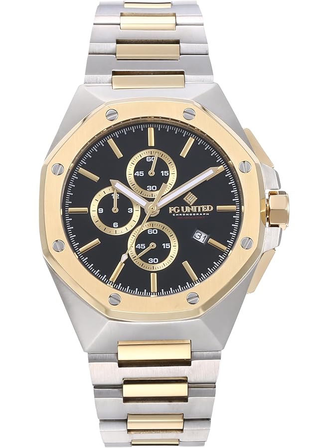 FG UNITED Primo Men Chronograph Stainless Steel Watch – Fg9004 - Image 1