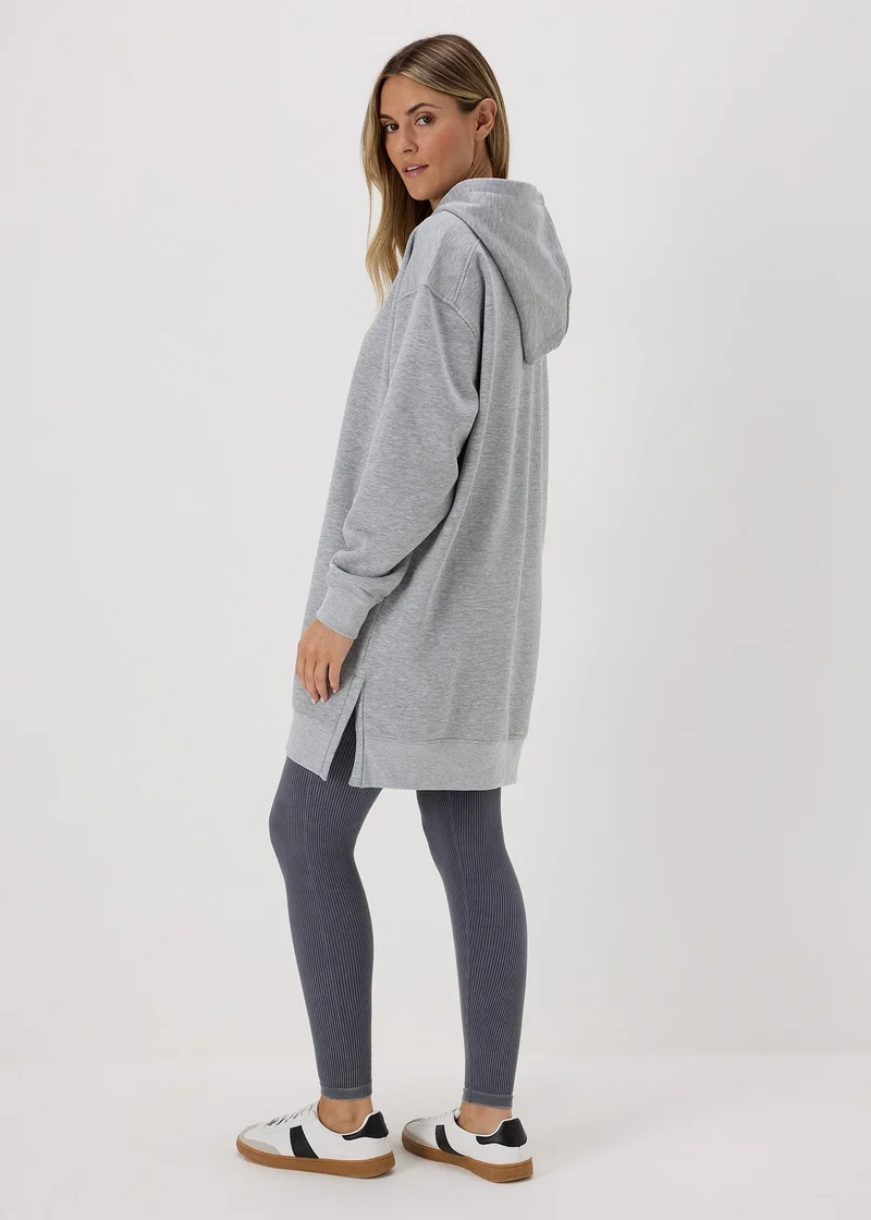 Matalan Grey Longline Hoodie