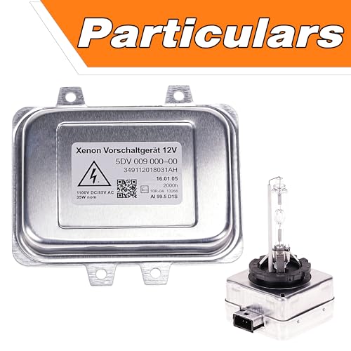 LEVANLIGHT Xenon HID Headlight Ballast Unit Assembly with Igniter and D1S Bulb Compatible for 2007-2014 Cadillac Escalade, 2006-2009 BMW E60, Town Country, Mercedes-Benz, Lincoln, Saab.Replace#5DV 009 000-00 - Image 5