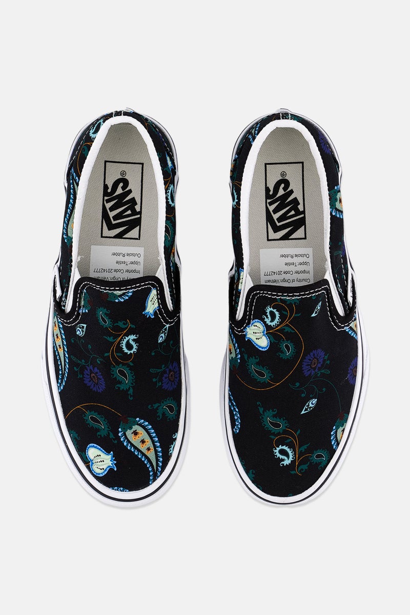 VANS أحذية نسائية كلاسيكية سهلة الارتداء، سوداء - Image 2