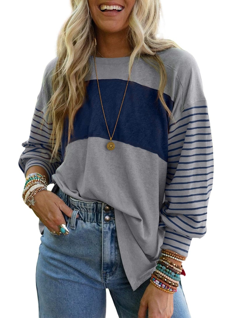 Dokotoo Thanksgiving Christmas Long Sleeve Shirts Women Blouses Plus Size Fashion Womens Tops Clothing Oversized Tshirts Women's Sweatshirt 2025 Fall Outfits Trendy Casual Clothes Loose Tunic Ladies - Image 1