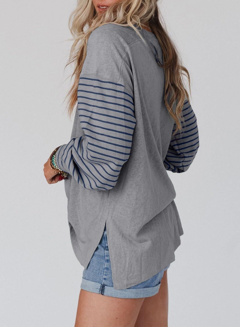 Dokotoo Thanksgiving Christmas Long Sleeve Shirts Women Blouses Plus Size Fashion Womens Tops Clothing Oversized Tshirts Women's Sweatshirt 2025 Fall Outfits Trendy Casual Clothes Loose Tunic Ladies - Image 3