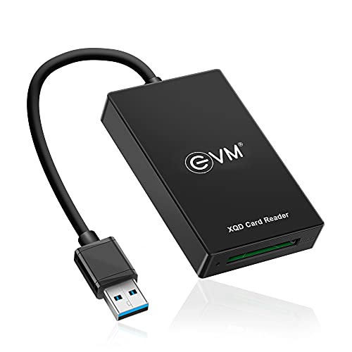 EVM XQD Memory Card Reader USB 3.0 – 5Gbps High-Speed Transfer for XQD G/M Series, Lexar 2933x/1400x, SD/SDHC/SDXC, Compatible with PC & Mac – 3 Years Warranty (EVM-CR-002) - Image 1