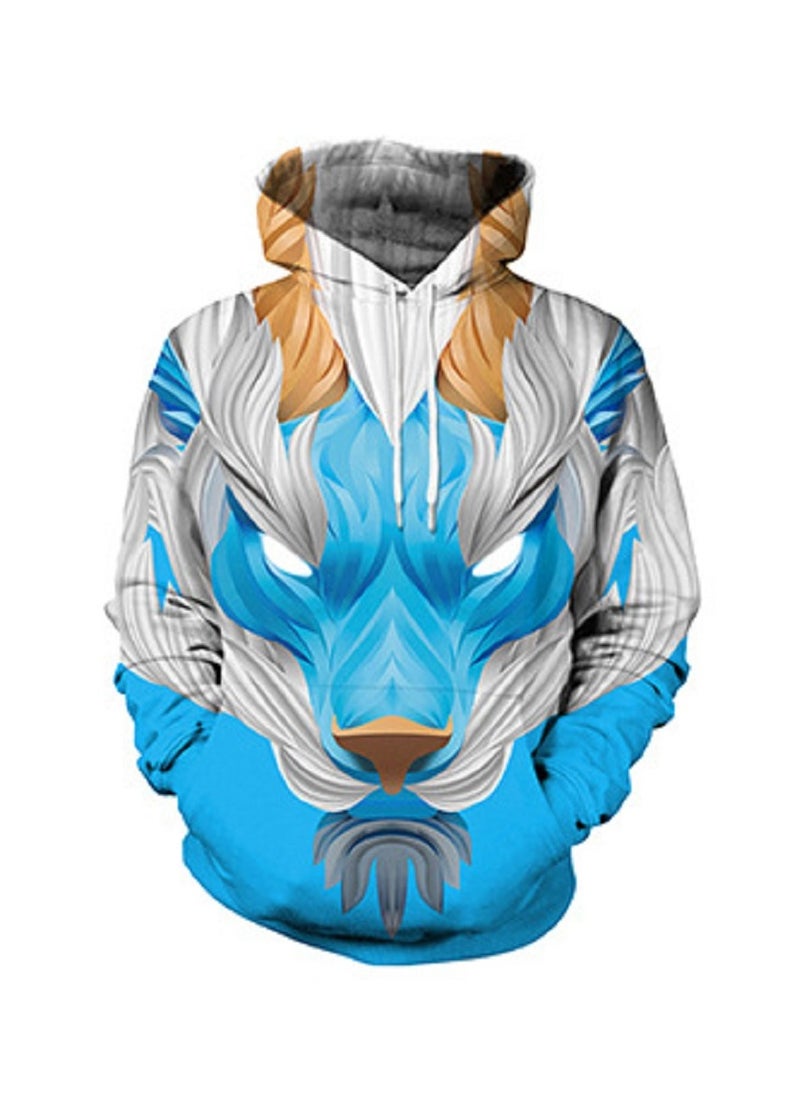 Loquat - 3D Creative Abstract Three-dimensional Animal Print Hoodie - Image 1