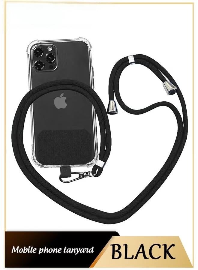 حبل الهاتف ، حبل الهواتف المحمولة الشاملة للهواتف الخلوية ، حزام رقبة الكتف قابل للتعديل متعدد الوظائف متوافق مع معظم الهواتف الذكية - Image 1