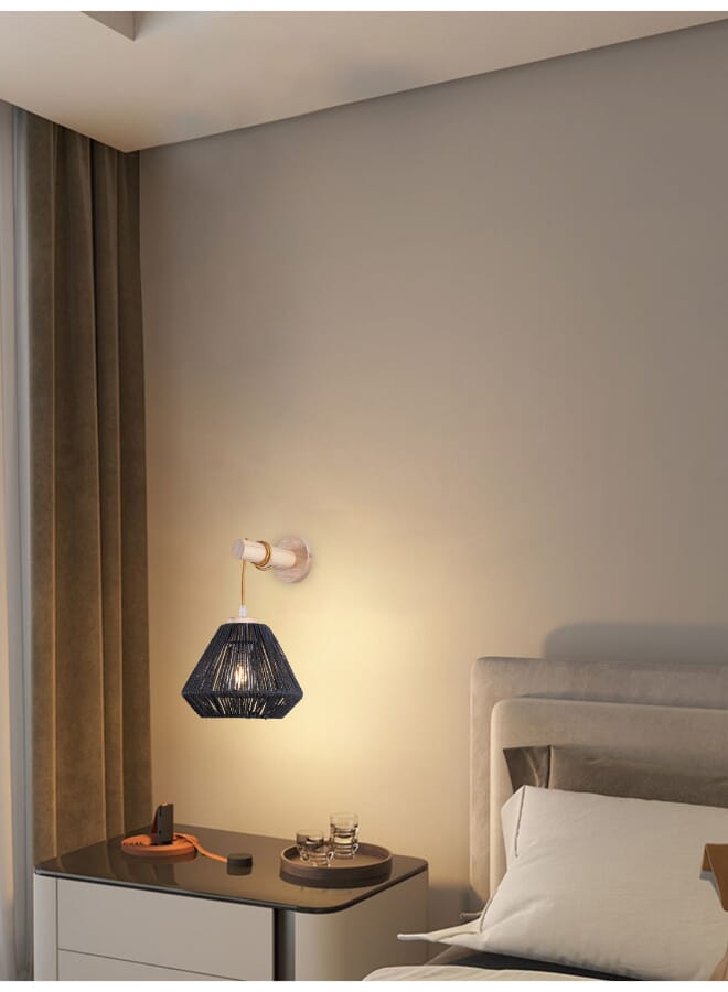 Best Power Classic Wall Handmade Lamp 7189-W – E27 Lamp Base (Bulb Not Included) – Elegant Vintage Wall Sconce for Living Room, Bedroom, Hallway, and Café - Image 1