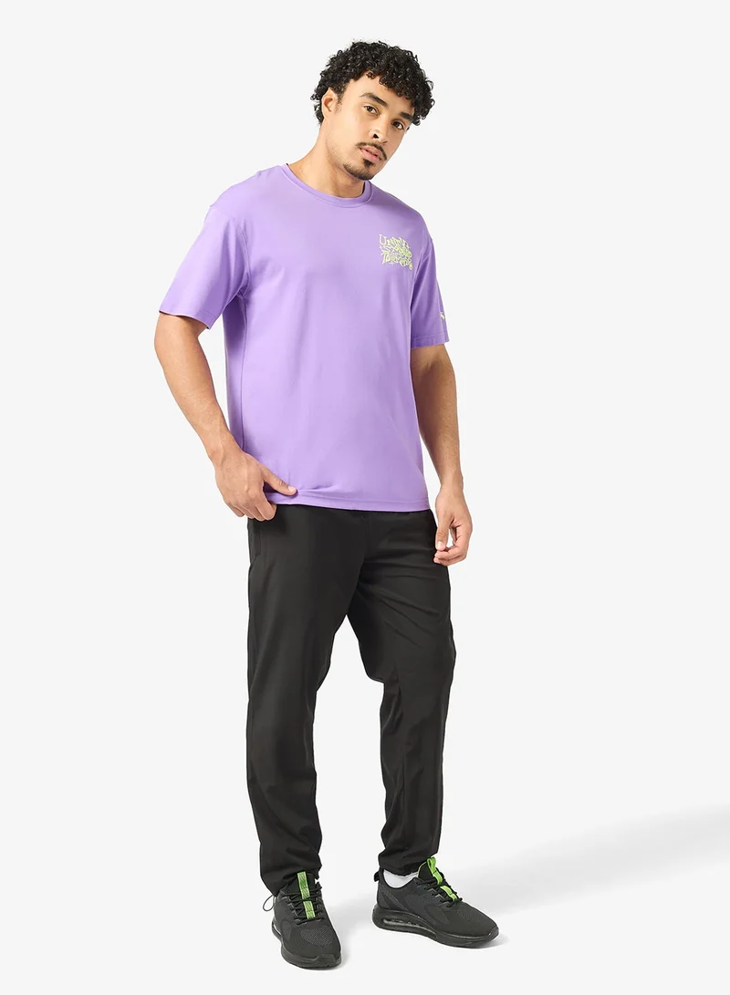 ANTA purple KAI Men’s Basketball T-Shirt/Breathable Performance · Lightweight Comfort · Signature Basketball Style for Men | Best Price UAE