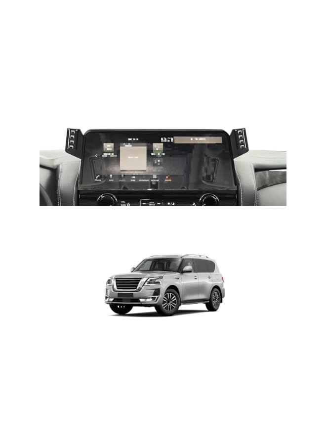 Green Tiger Car Mobile Phone Holder Bracket Compatible with Nissan Patrol 2023 2024 Navigation Stand Auto Accessories - Image 3