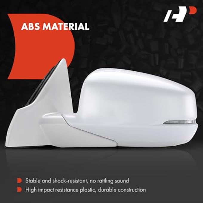 ريحني مرآة باب كهربائية من جانب السائق متوافقة مع هوندا أكورد 20132017 مرآة خلفية خارجية بيضاء قابلة للطي يدويا مدفأة مع إشارة انعطاف استبدل 76250T2Ga11Zc - Image 4