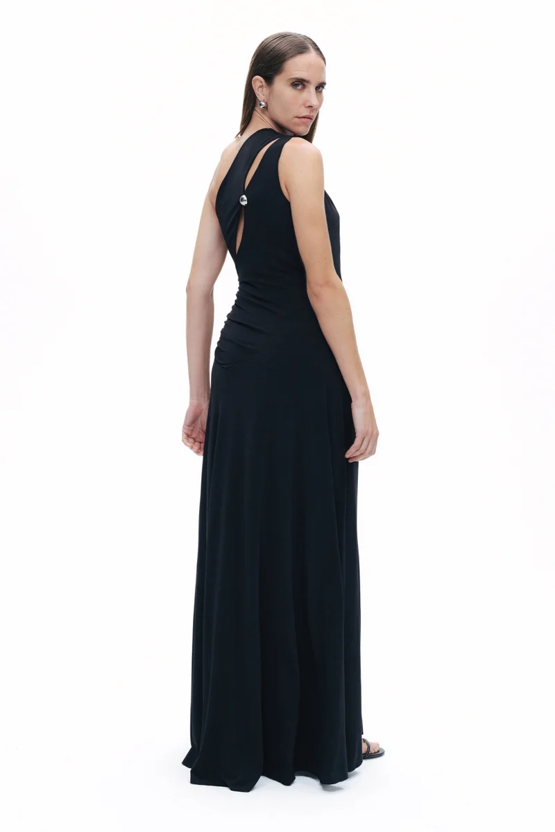 نوكتورن One Shoulder Maxi Dress