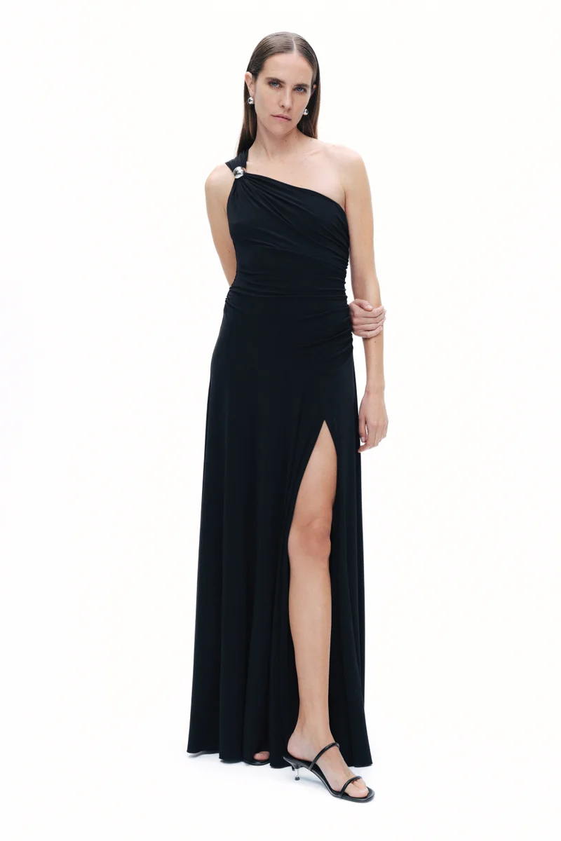 نوكتورن One Shoulder Maxi Dress