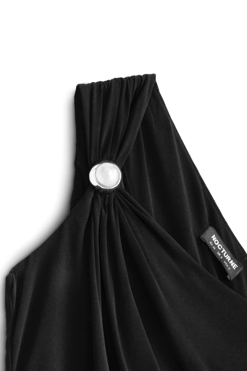 Nocturne One Shoulder Maxi Dress