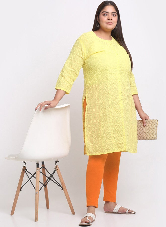 Trend Level Plus Size Mid-Rise Ankle Length Leggings - Image 4