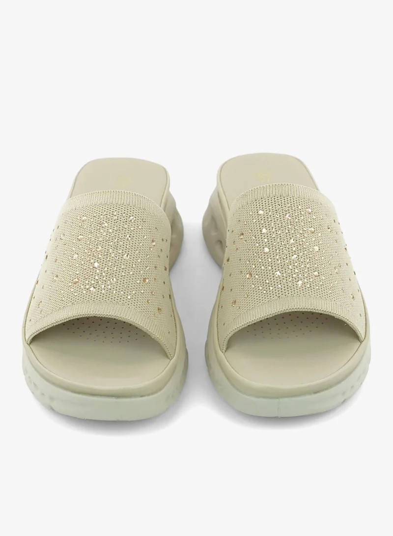 Zayna Beige 221-335 Zayna Ladies Casual Slides 3F2006-911 Beige for Women | Best Price UAE