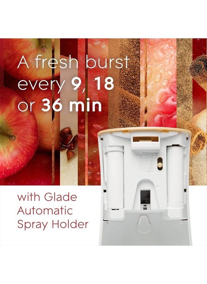Glade - Automatic Spray Refill, Air Freshener for Home and Bathroom, Apple Cinnamon, 6.2 Oz - Image 1