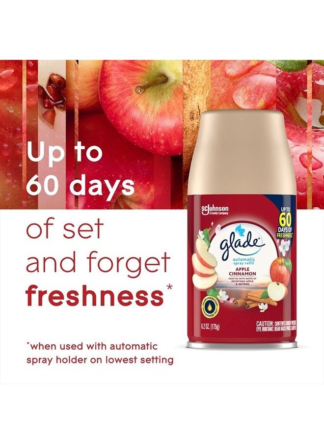 Glade - Automatic Spray Refill, Air Freshener for Home and Bathroom, Apple Cinnamon, 6.2 Oz - Image 1