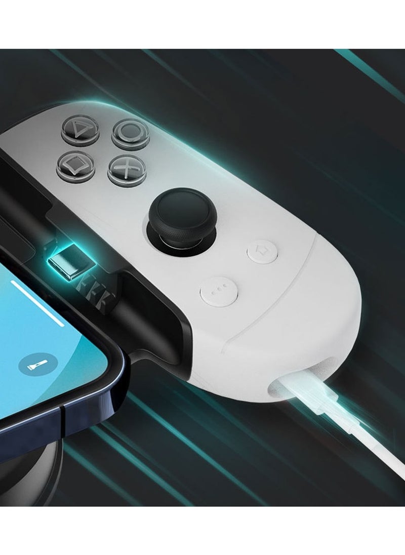 Professional Mobile Gaming Controller LeadJoy M1C+ Type-C for iPhone 15 Series Android HarmonyOS with Cooling Conduction Plate, Hall Effect Joysticks, Turbo Function, Pass-through Charging