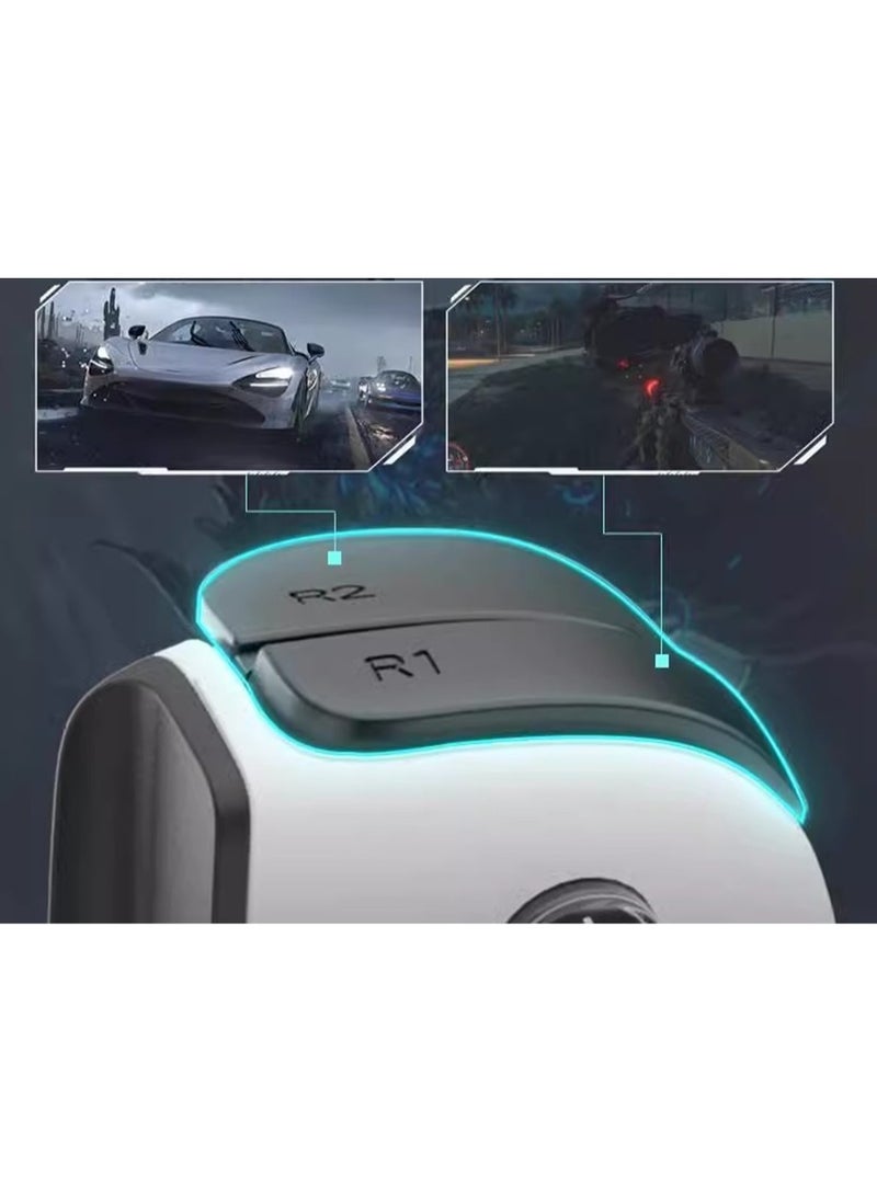 Professional Mobile Gaming Controller LeadJoy M1C+ Type-C for iPhone 15 Series Android HarmonyOS with Cooling Conduction Plate, Hall Effect Joysticks, Turbo Function, Pass-through Charging