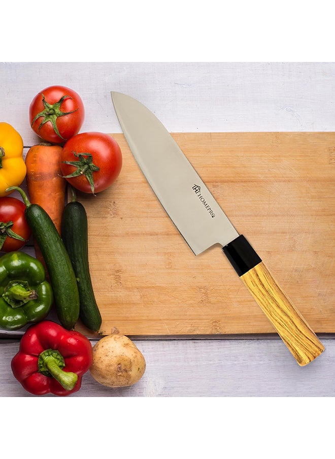 Home Pro Homepro 4" Utility Knife - Precision - Crafted Stainless Steel Blade Ergonomic Handle Expertly Forged For Exceptional Effortless Carving And Long-Lasting Performance  - Image 4