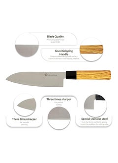 Home Pro Homepro 4" Utility Knife - Precision - Crafted Stainless Steel Blade Ergonomic Handle Expertly Forged For Exceptional Effortless Carving And Long-Lasting Performance  - Image 5