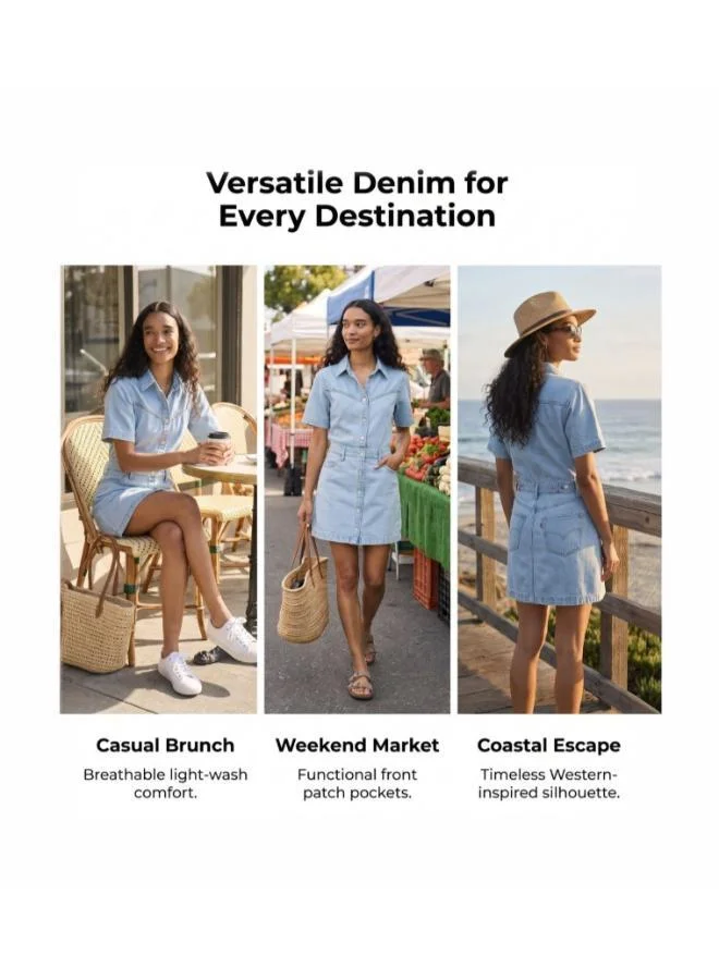 Levi's SS LOGAN WESTERN DRESS