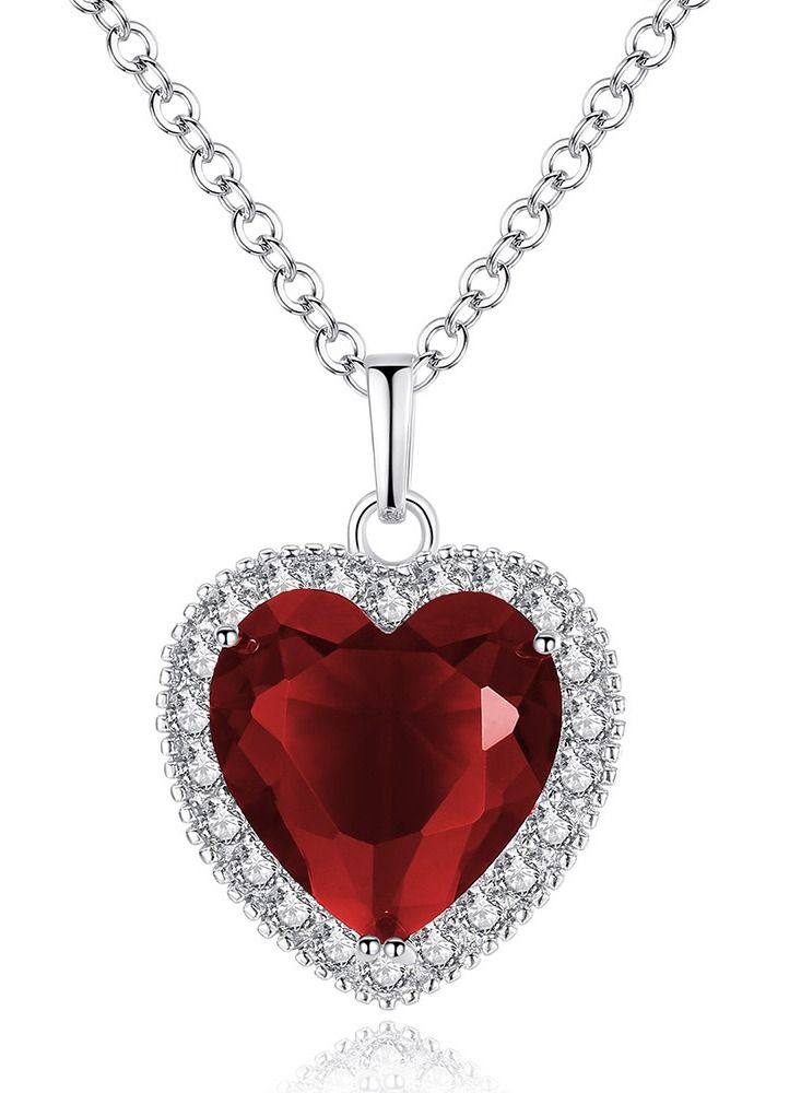 Y&D A red gemstone necklace called the Heart of the Sea - Image 1