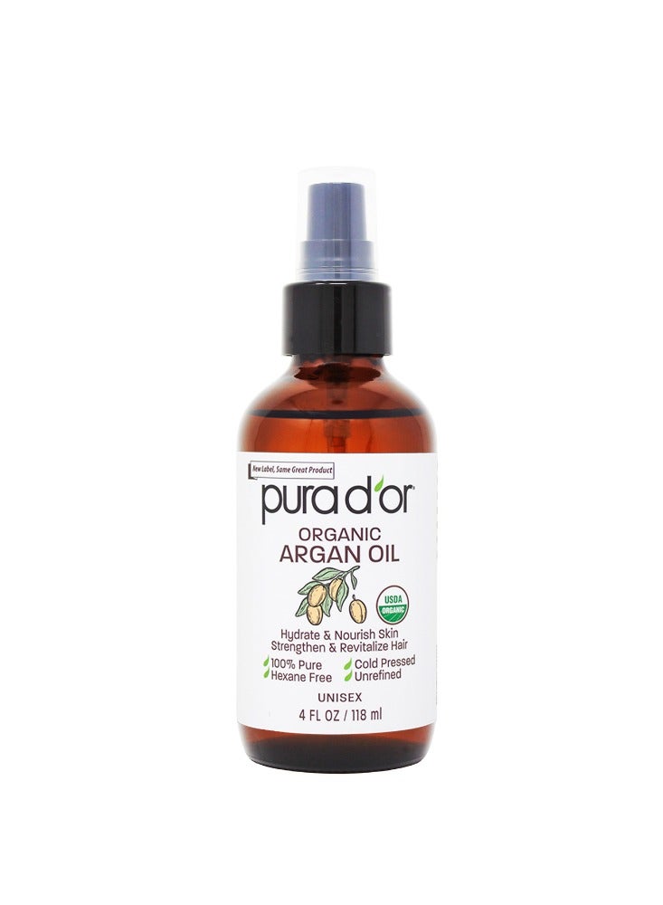 Pura d'or Organic Argan Oil - 118 ml