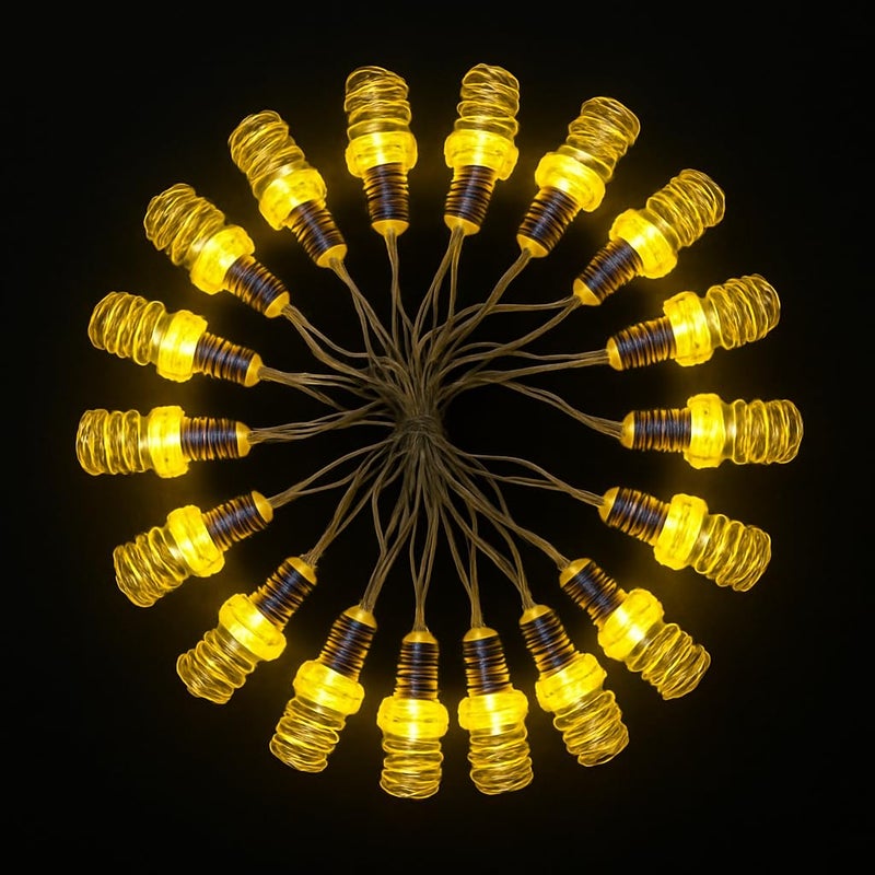 KD String led Light 20 led Spring Crystal String Lights – Spring Crystal 12ft String led Light for Diwali/Navratri/Christmas Indoor & Outdoor Decoration - Image 1