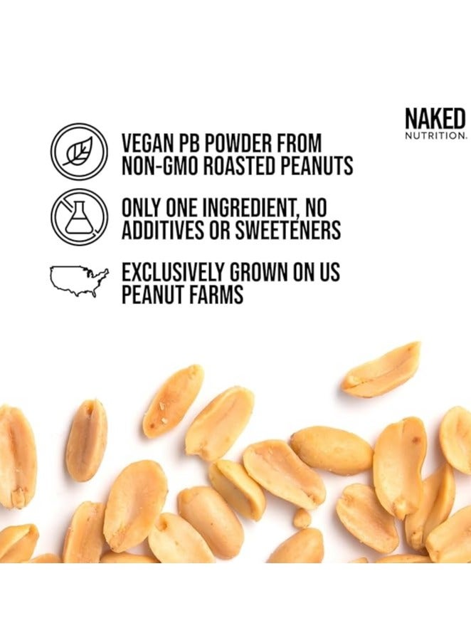 NAKED nutrition Organic Powdered Peanut Butter from US Farms – Bulk, Only 1 Ingredient - Roasted Peanuts, Vegan, No Additives, Preservative Free, No Salt, No Sugar - 45 Servings - NAKED PB - Image 2