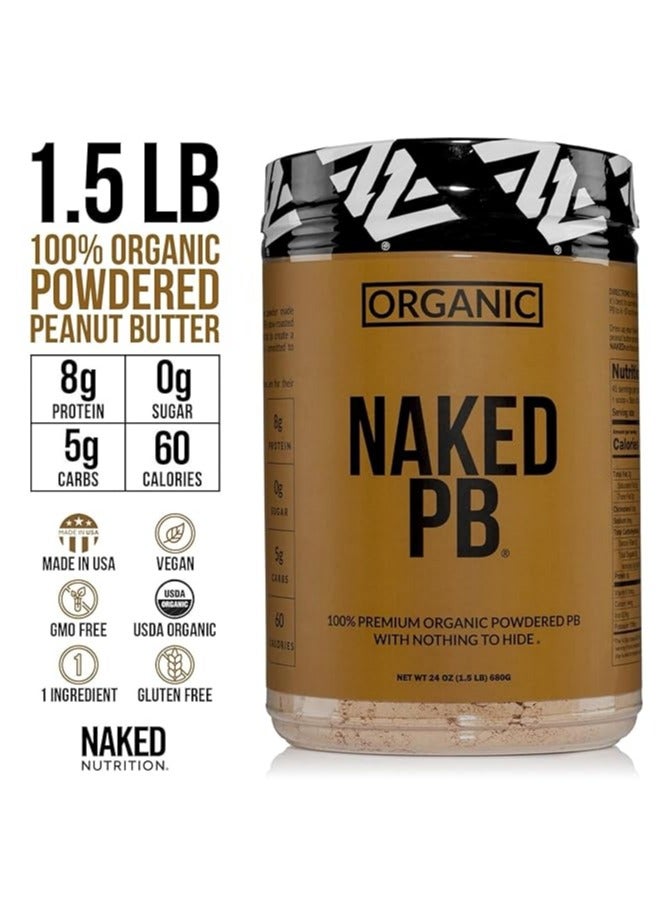 NAKED nutrition Organic Powdered Peanut Butter from US Farms – Bulk, Only 1 Ingredient - Roasted Peanuts, Vegan, No Additives, Preservative Free, No Salt, No Sugar - 45 Servings - NAKED PB - Image 3