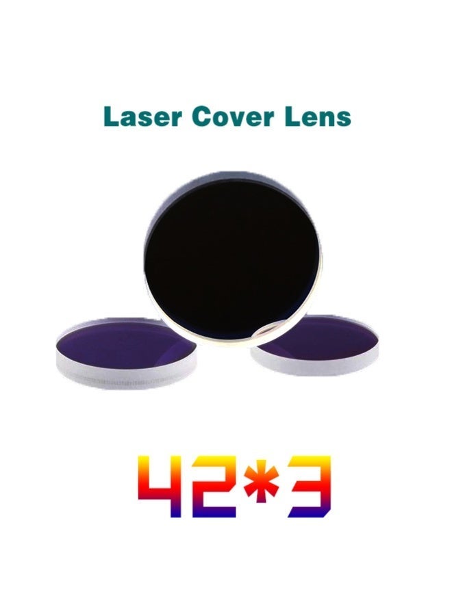 42x3mm Laser Protective Window made from Imported Quartz, featuring Dual-Side Coating for Reliable Performance - Image 1