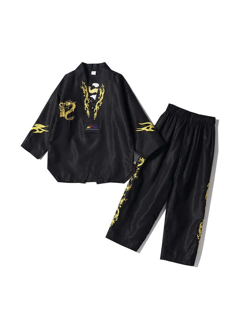 Generic Korean Tigers Martial Arts Uniform Performance Training Gear Adult Childrens Dojo Clothes for Training and Teaching Jinlong taoist uniform 