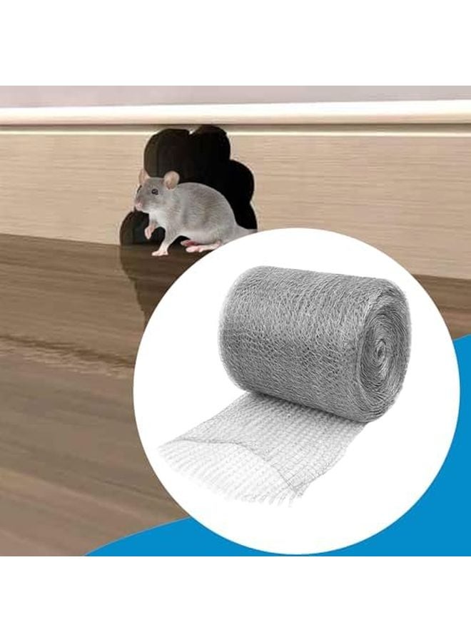 لفافة شبكة من الفولاذ المقاوم للصدأ 12 × 7 × 1000 سم - حاجز جذور - مقاوم للفئران - سياج مقاوم للصدأ - Image 4