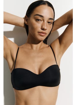 H&M Padded Microfibre Bandeau Bra  - Image 1
