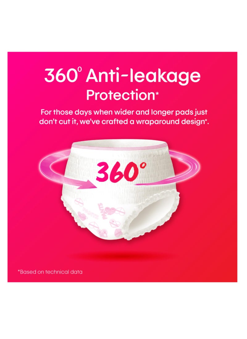 Kotex - Kotex Overnight Period Panties (Small/Medium size, pack of 10 - Image 1