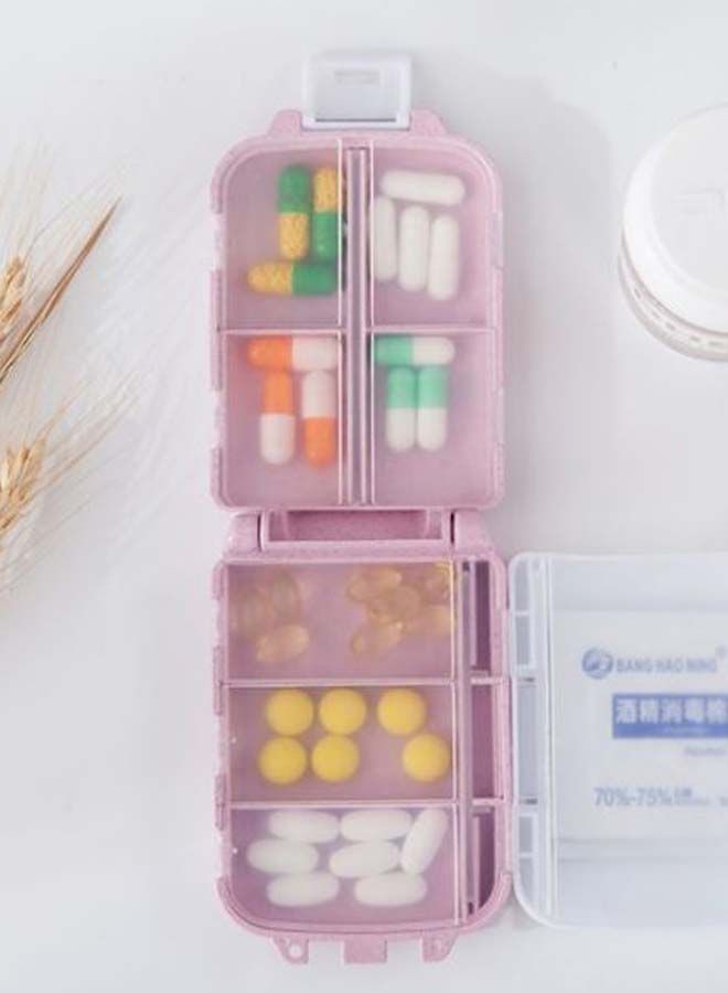 NIBEMINENT Wheat Straw Sealed Small Pill Case - Image 2