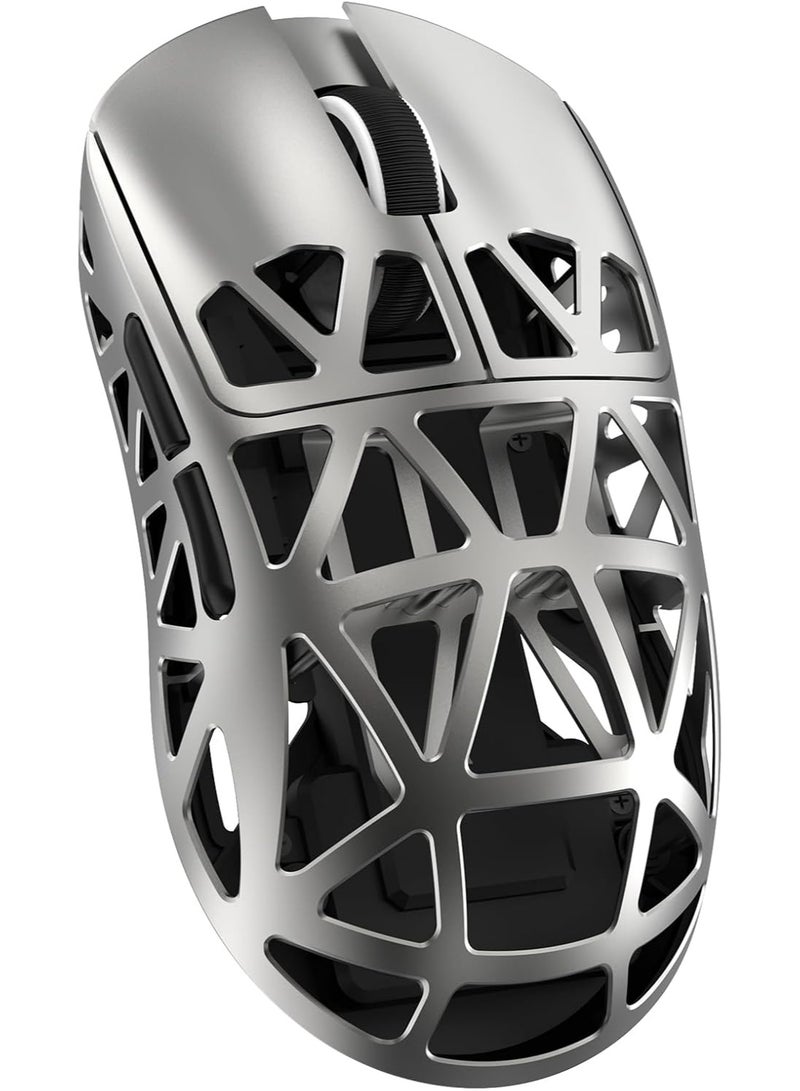 ATTACK SHARK R2 Magnesium Alloy Gaming Mouse, PAW3950 Sensor, 8000Hz Wireless, Grey - Image 1
