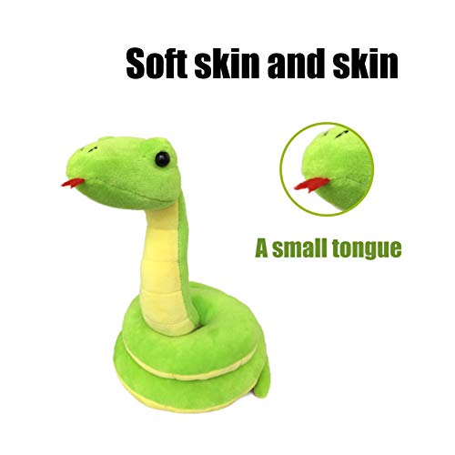 Ice King Bear Lifelike Green Snake Stuffed Animal - Plush Toy (Standing) - Image 2
